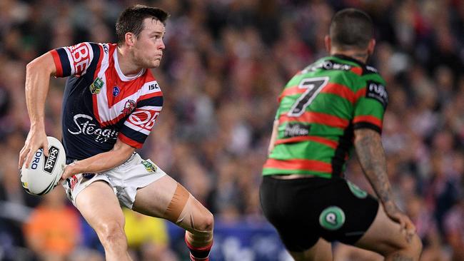 Luke Keary took charge for the Roosters during the NRL Preliminary Final match between the Sydney Roosters and the South Sydney Rabbitohs. Picture: AAP Image