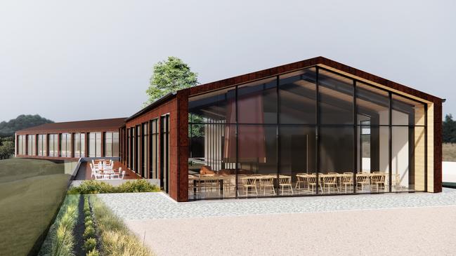 Triple Creek Winery has lodged plans for a new function centre and cellar door in Seppeltsfield. Picture: Plan SA