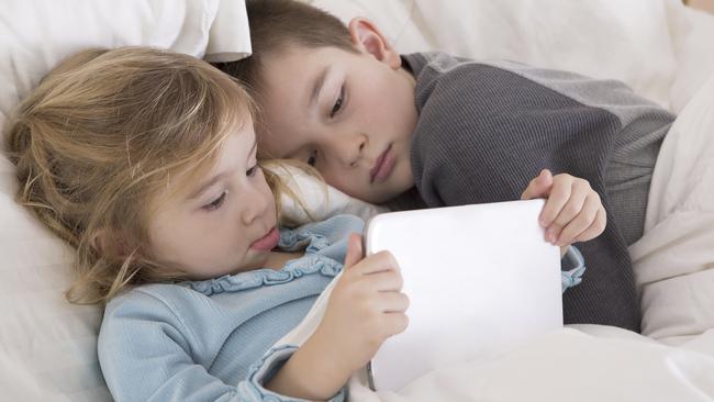 The principal warned that kids have language problems because they spend too much time not talking.