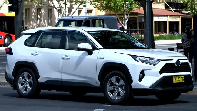 Toyota’s Rav 4 is Australia’s third most popular model by new sales. Picture: Naomi Jellicoe