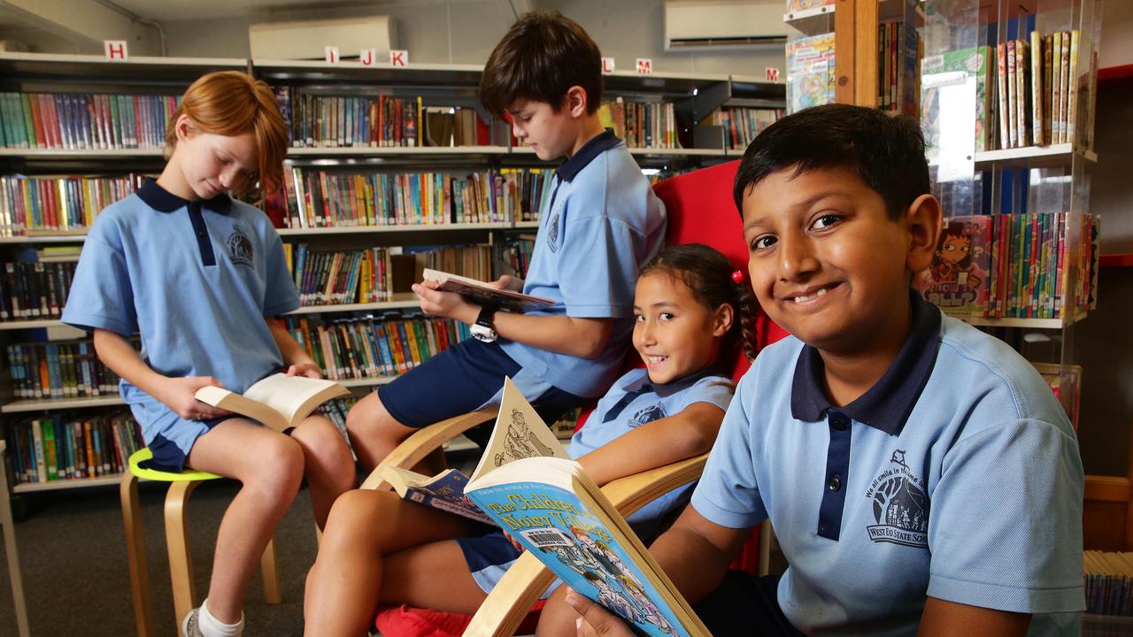 Queensland kids studying for NAPLAN.