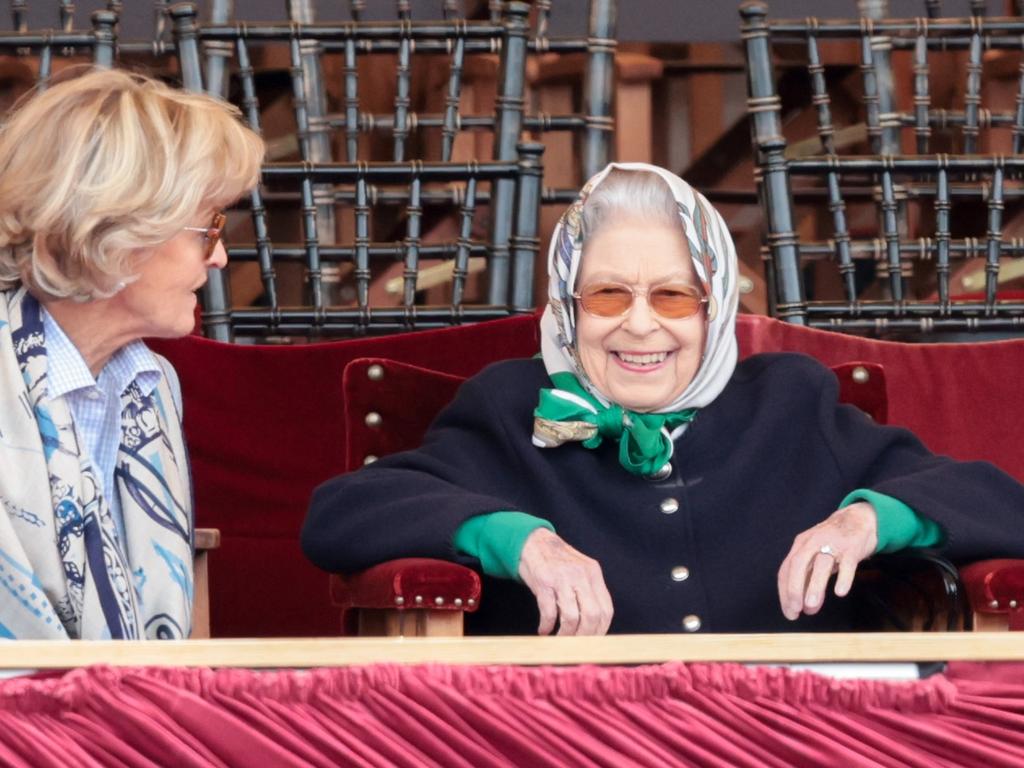 Penelope Knatchbull, Countess Mountbatten of Burma and Queen Elizabeth II. Picture: Chris Jackson/Getty Images.