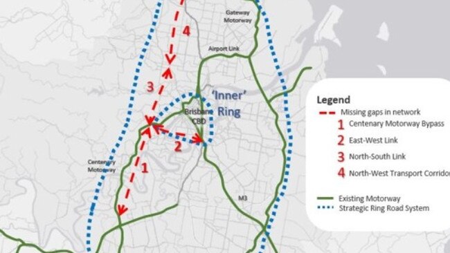 A map showing some of the areas targeted in the SEQ City Deal.