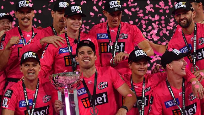 Sydney Sixers claimed last season’s Big Bash League trophy. Picture: AAP