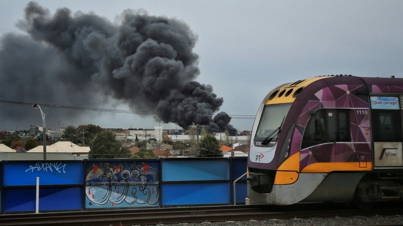 Residents warned Melbourne factory fire could still burn for several days