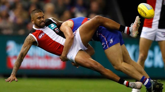 Recycled Saints, like Bradley Hill, have failed to deliver. Picture: AFL Photos/Getty Images