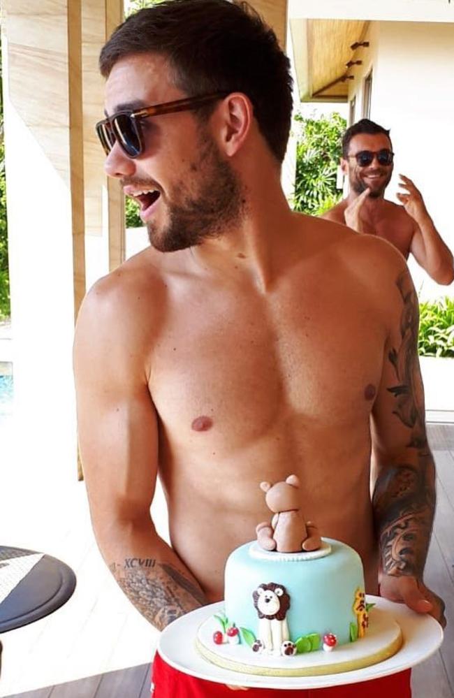 Payne in Bali for his birthday.