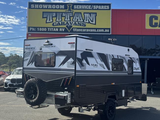 The Titan Caravans Australia Sierra 500 Blackhawk is $74,990 tow away
