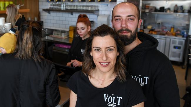 Cathy and Maki Mastrogiannakos’ Volt Cafe in Clyde North has been voted Casey’s best brunch spot. Picture: Penny Stephens.