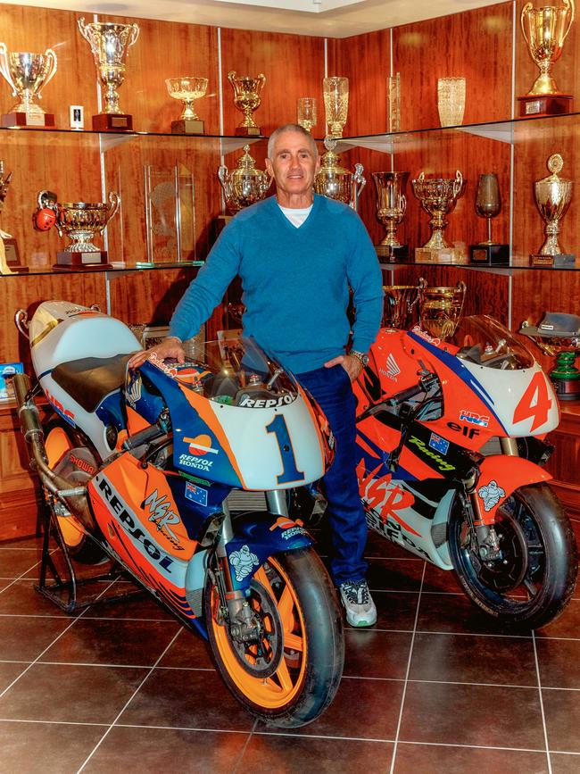 Mick Doohan at home on the Gold Coast. Picture: Adrian Mesko