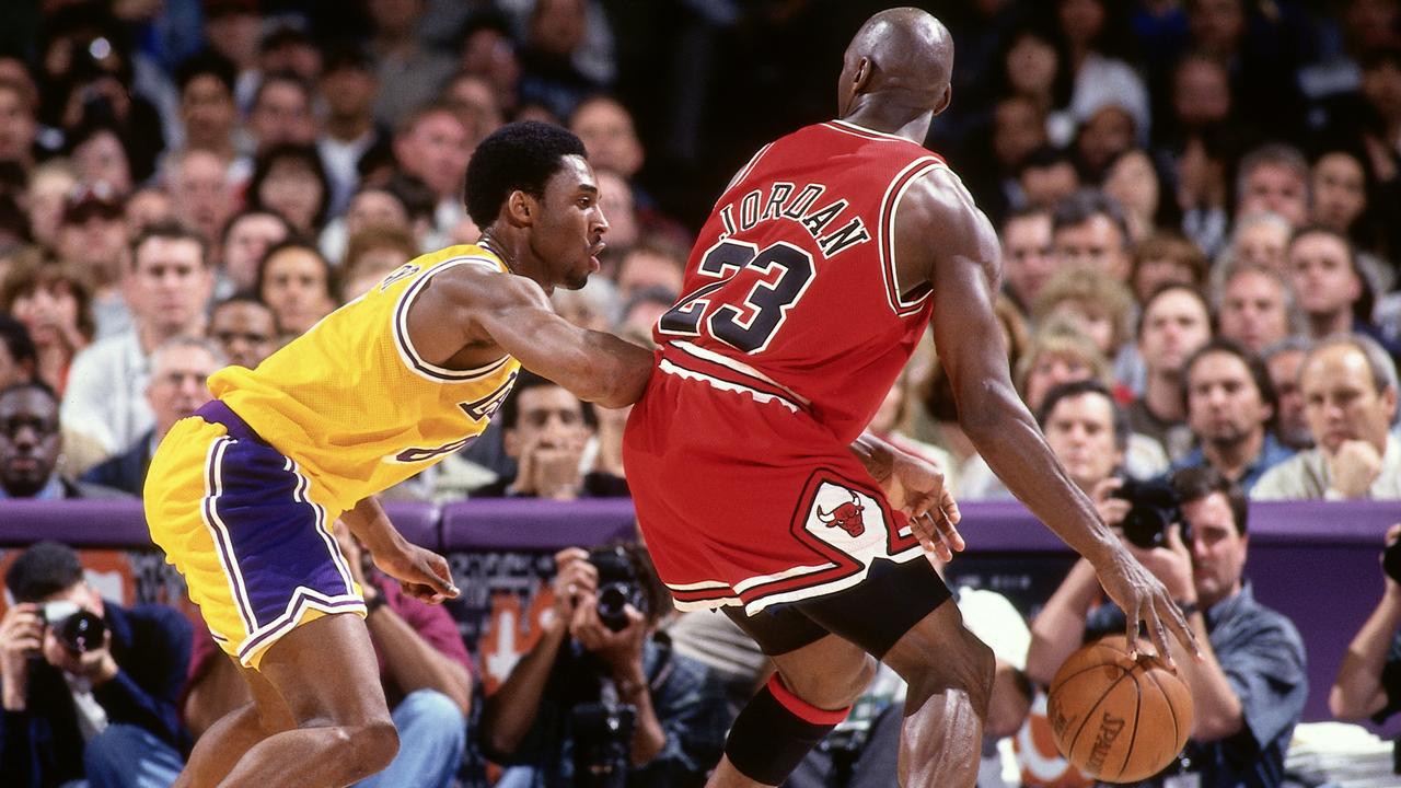 Jordan cheap guarding kobe