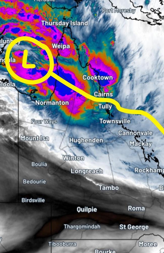 Tropical low over the Gulf of Carpentaria