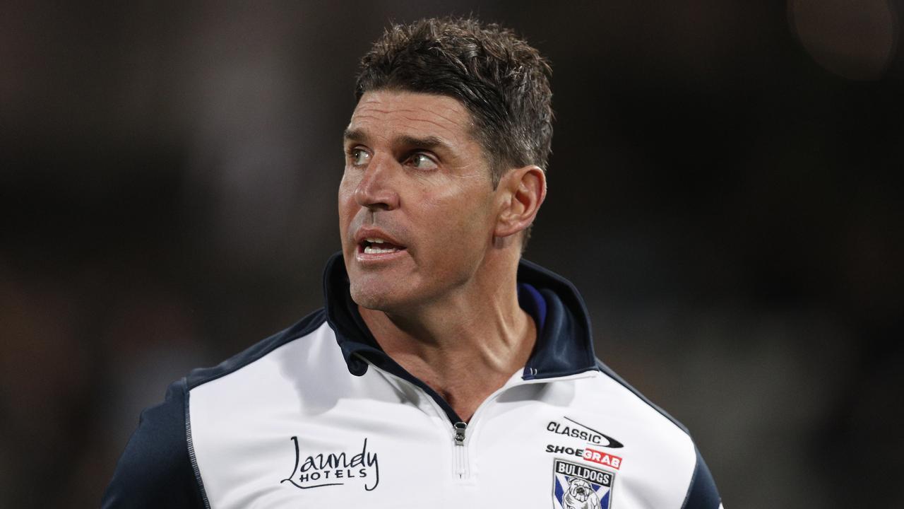 Trent Barrett has plenty of work to do at the Bulldogs. Picture: Jason McCawley/Getty Images