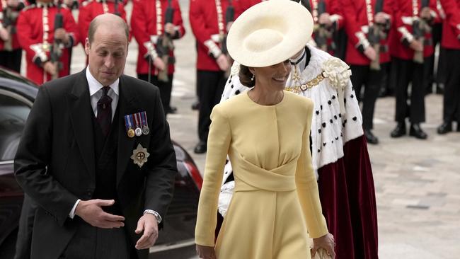 Prince William and Kate Middleton arrive at St Paul’s Cathedral. Picture: Henry Nicholls – WPA Pool/Getty Images