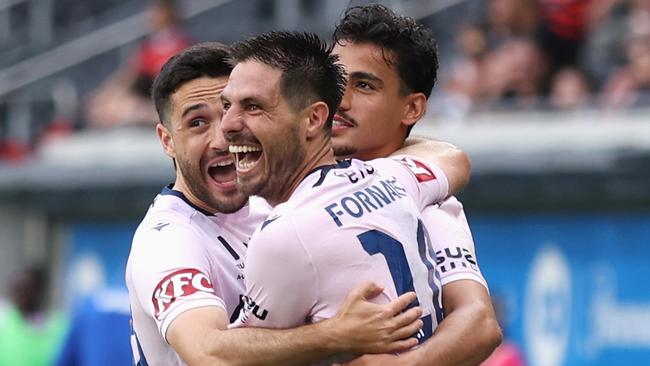 Bruno Fornaroli is making a case for the Socceroos. (Photo by Cameron Spencer/Getty Images)