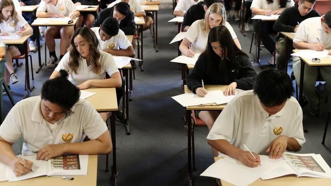 Thousands of NSW students will sit the HSC this week. Picture: Jonathan Ng