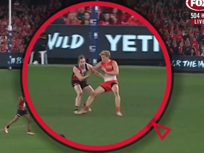 The incident Isaac Heeney has been put under the microscope over.