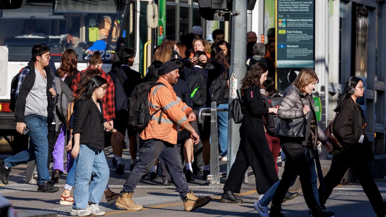 Victoria experienced a decrease in the number of registered businesses during the last fiscal year, while New South Wales and Queensland experienced an increase. Picture: David Geraghty