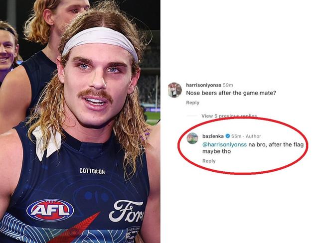 Bailey Smith made the comment on Instagram.
