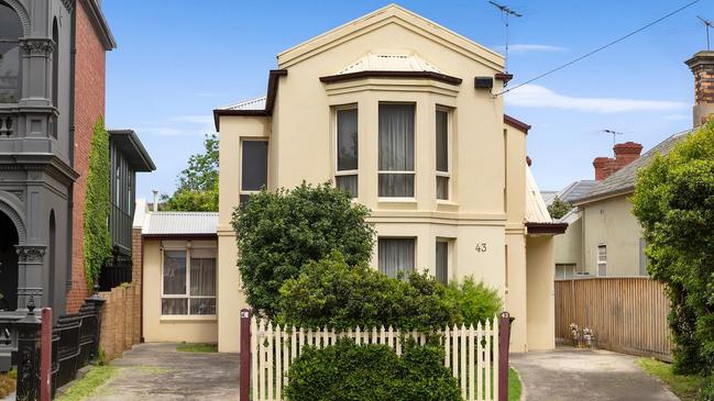 43 &amp; 43a Rushall Crescent, Fitzroy North sold for $2.24 million.