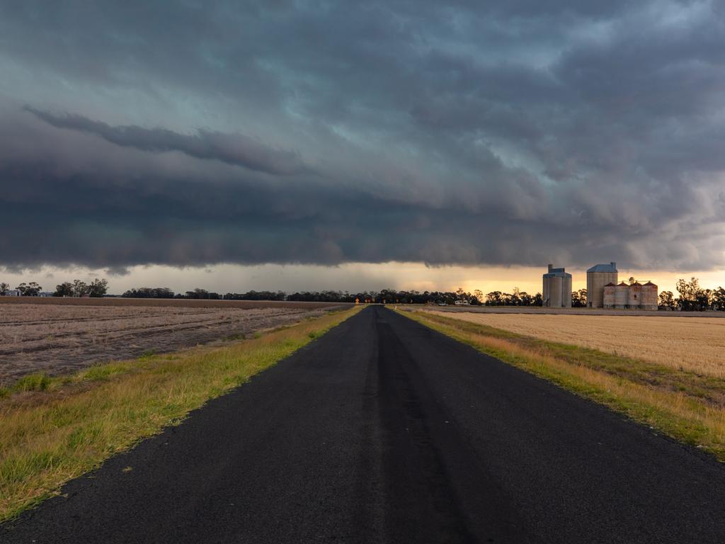 Severe storms barrel across the Dalby region. Picture: Weather Watch