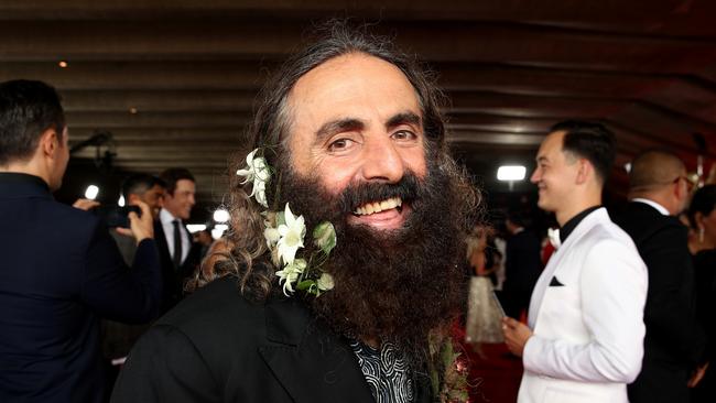 Gardening Australia favourite Costa Georgiadis arrives ahead of the 2021 AACTA Awards. Picture: Lisa Maree Williams/Getty