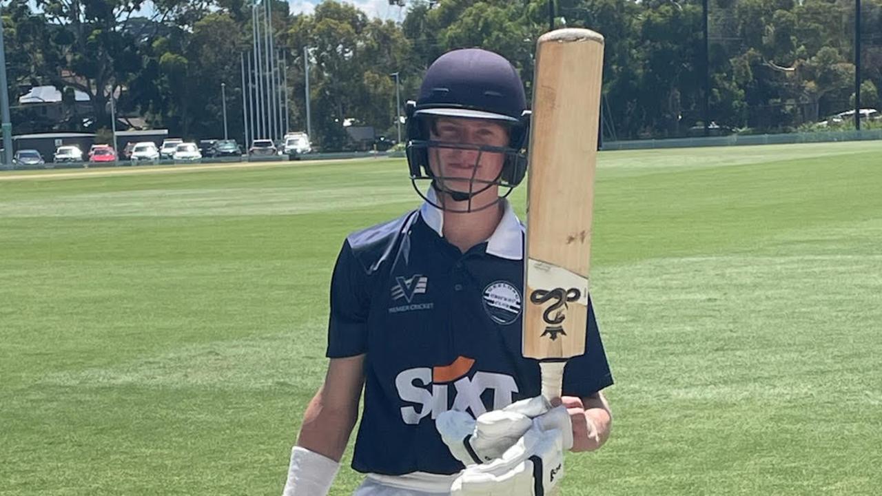 Oliver Peake hits another century for Geelong in Dowling Shield series ...