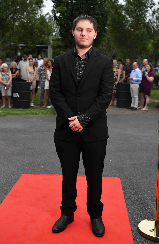 Koby Lander-Watts at Nambour State College School Formal. Picture: Patrick Woods.