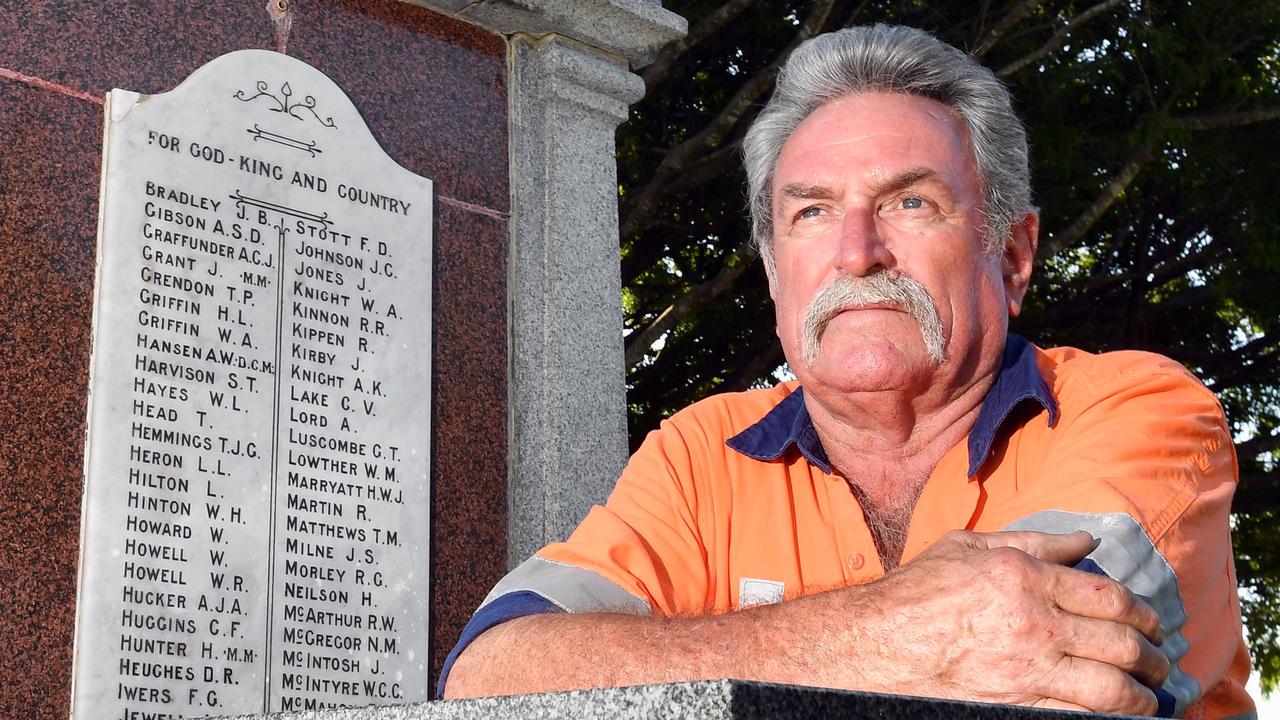 Mackay Anzac Day 2020 Rsl Pioneer Fitzroy Highlands District Deputy President John Edwards Says Thank You To Community For Banding Together To Commemorate Those Who Have Served And Are Still Serving The Courier