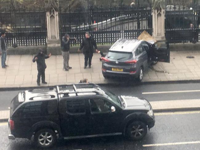 Four people were confirmed dead after the rampage outside Britain's Parliament. Picture: James West/AP