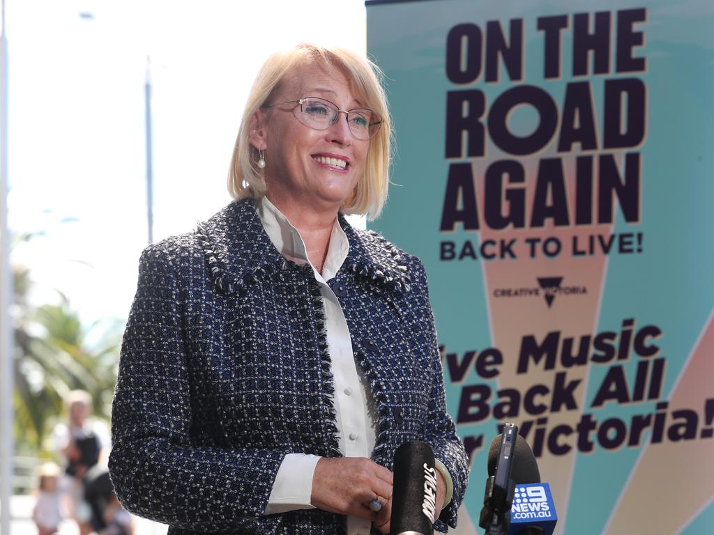 Lord Mayor of Melbourne Sally Capp said the rule changes tell residents it is safe to go back into crowded environments. Picture: NCA NewsWire / David Crosling