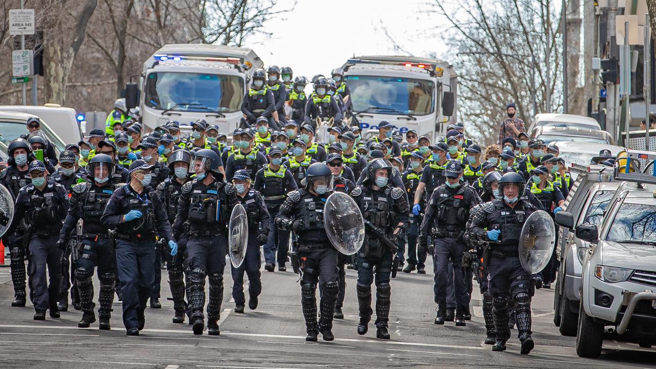 Staggering Cost Of Policing Anti-lockdown Protests | Herald Sun