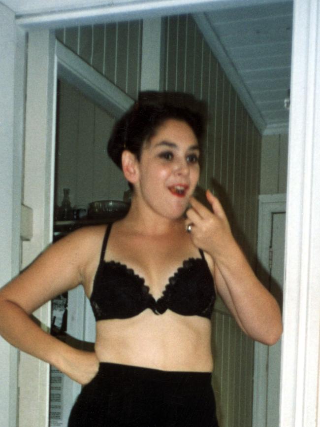 Jodie Harris at 15, in the photograph she sent to Victoria Police constable Brett Bardsley.