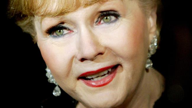 Debbie Reynolds arrives at Elizabeth Taylor's Diamond Jubilee birthday party in 2007.