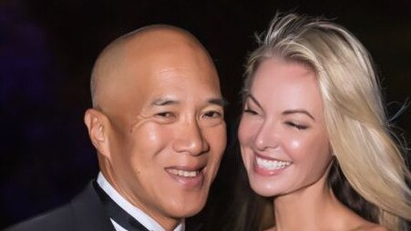 Charlie Teo with his partner Traci Griffiths