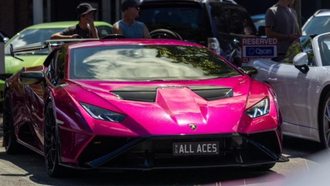 About 50 supercars joined the convoy