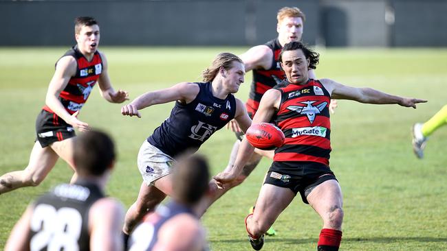 Former Lauderdale midfielder Thor Boscott was announced as the club’s latest recruit for 2024 on Monday. Picture: SAM ROSEWARNE.