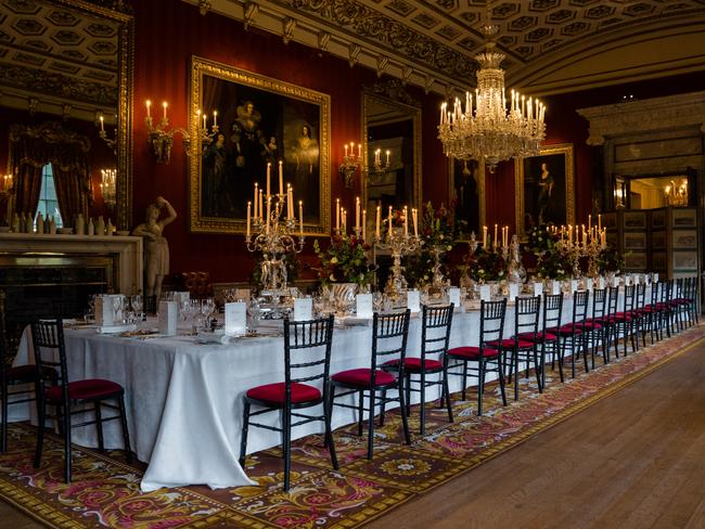 Dinner at Chatsworth House, Derbyshire, UK. Photo: Dave Bird/Supplied