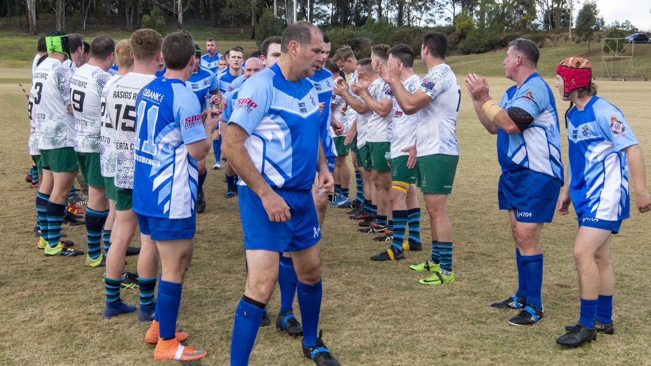 Brett Forte Super 10s Memorial Rugby Challenge. QPS vs The Army. Saturday, August 14, 2021. Picture: Nev Madsen.