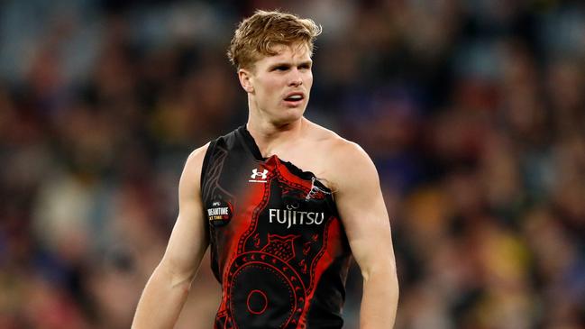 Essendon’s top pick Ben Hobbs has gained valuable experience.