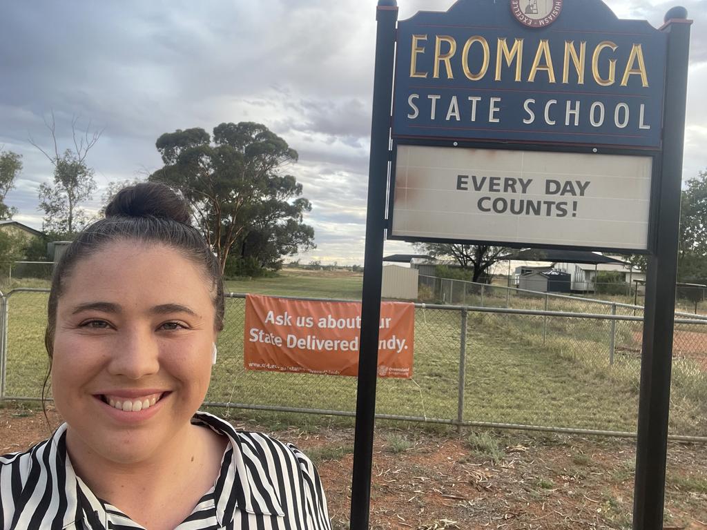 Eromanga State School principal Emma Wilson. Picture: Supplied.