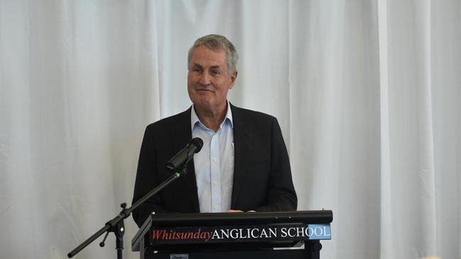 Mayor of Mackay Regional Council Greg Williamson at the Whitsunday Voices Youth Literature Festival launch. Picture: Matthew Forrest