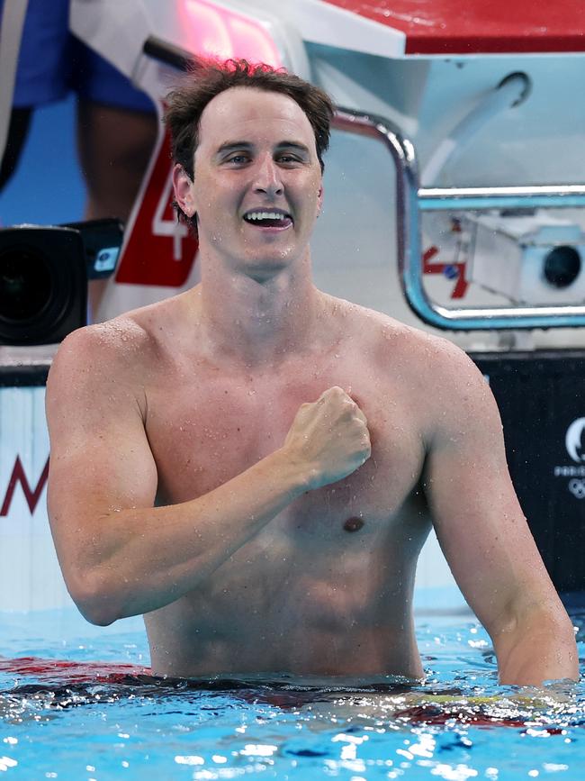 Cameron McEvoy finally a 50m freestyle Olympic champion. Picture: Maddie Meyer/Getty Images