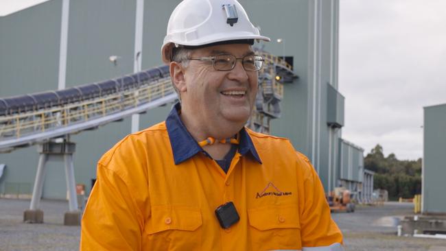 Mallee Resources managing director John Lamb at Avebury Nickel Mine. Picture: Supplied