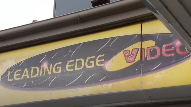 Leading Edge Video in Birkdale is one of the last remaining video rental stores in Brisbane. Picture: 7News