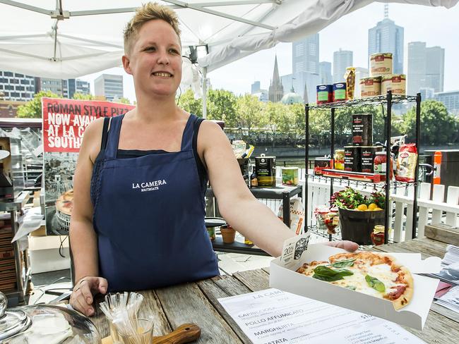 The kilometre-plus stretch from Fed Square to South Wharf will be a foodie playground for the festival. Picture: Sarah Matray