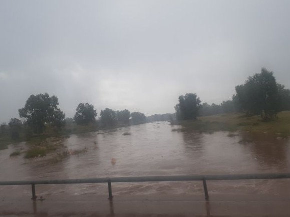 Video: Finke River flows for the second time this year