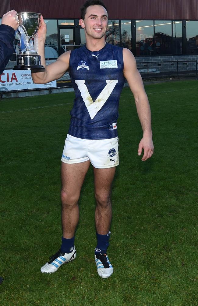 George Burbury on representative duty for the VAFA.