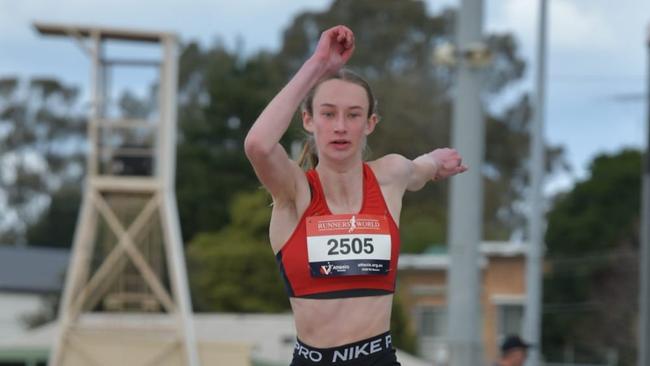 Mackayla Culvenor starts as one of the favourites for her event after winning gold last year at the national all school titles. Picture: Nev Downs.