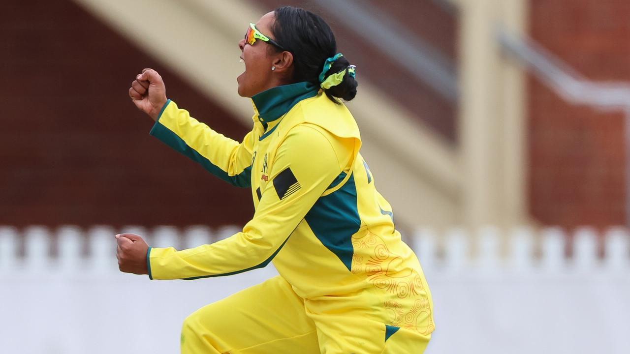 Alana King claimed career-best ODI figures of 3-16 after being overlooked for 10 consecutive white-ball matches for Australia. Picture: Asanka Ratnayake / Getty Images